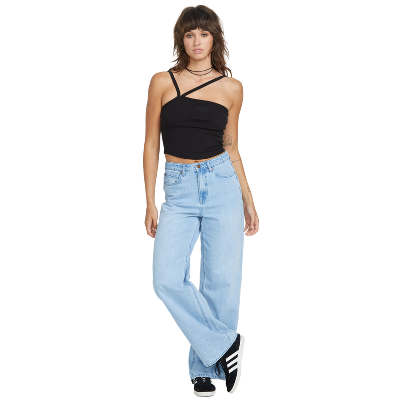 Volcom - Stoned BF Hirise - Blue Bird - Baggy Fit Jeans