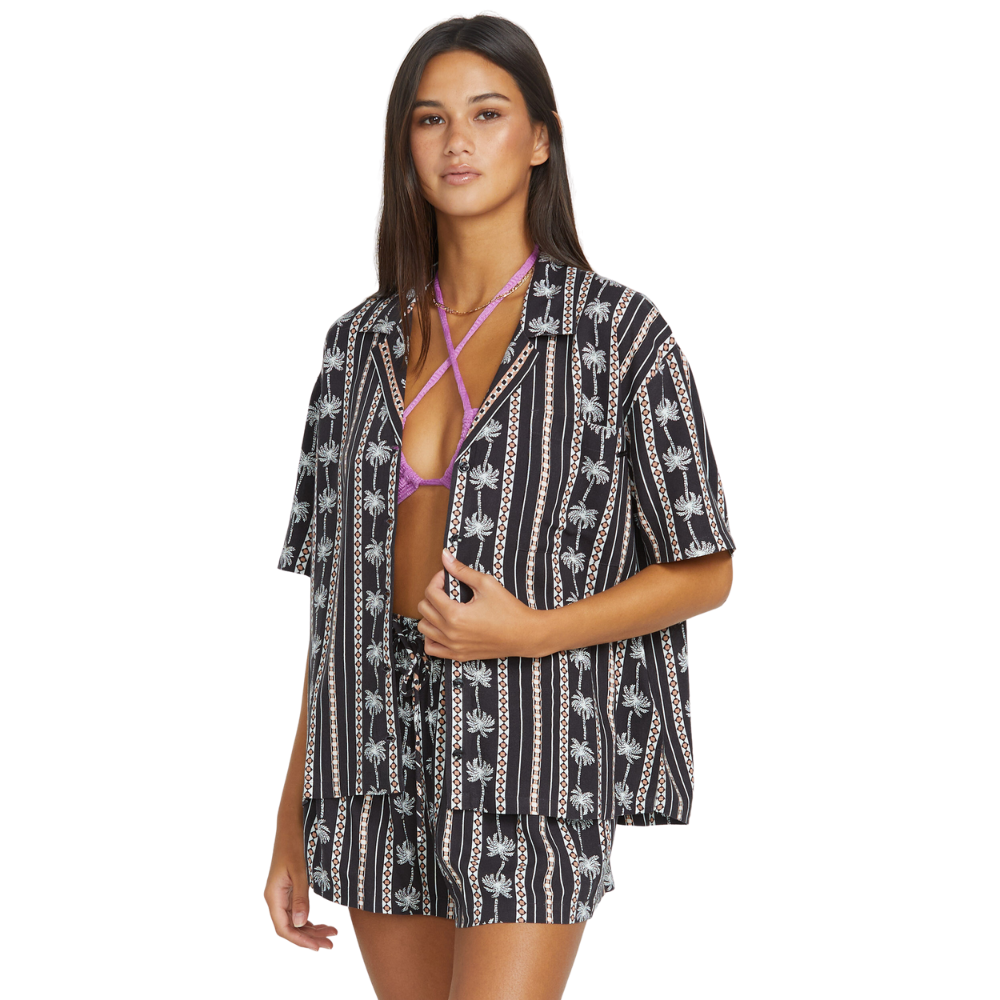 Volcom - Sun Stunner SS - Black Combo - Kurzarmhemd