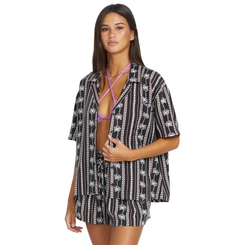 Volcom - Sun Stunner SS - Black Combo - Kurzarmhemd