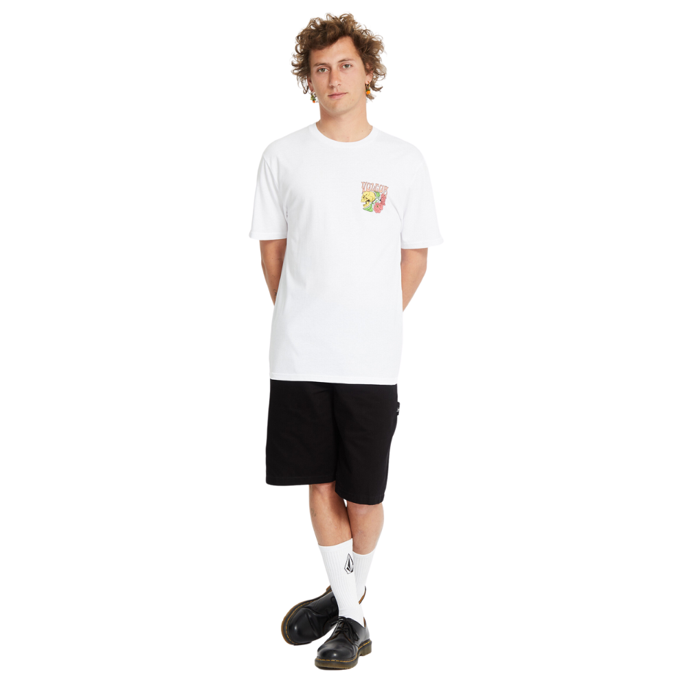 Volcom - Tooflow BSC SST - White - T-Shirt