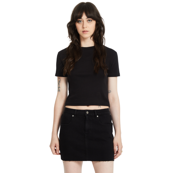 Volcom - Volcomstone Tight Crop - Black - Crop Top