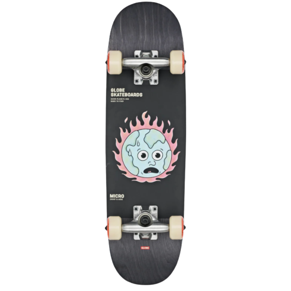 Globe - Kids Softie Micro - Black/In Flames - Skateboard-Complete