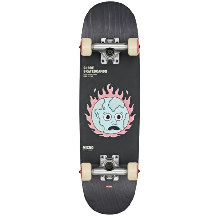 Globe - Kids Softie Micro - Black/In Flames - Skateboard-Complete