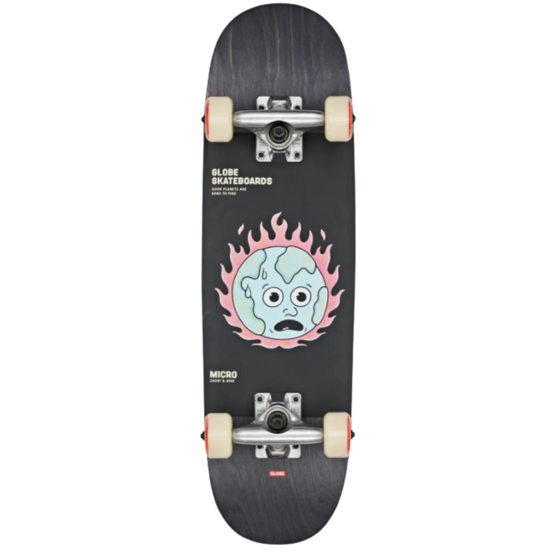 Globe - Kids Softie Micro - Black/In Flames - Skateboard-Complete