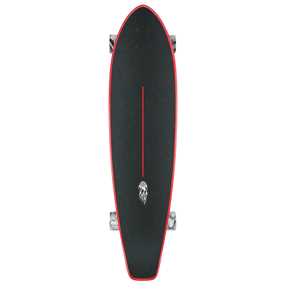 Globe - The All-Time - Red Flames - Longboard-Complete