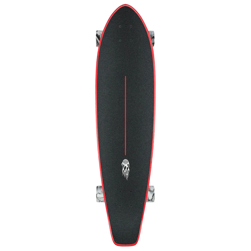 Globe - The All-Time - Red Flames - Longboard-Complete