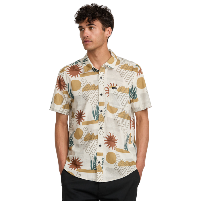 RVCA - Anytime SS - Natural - Kurzarmhemd