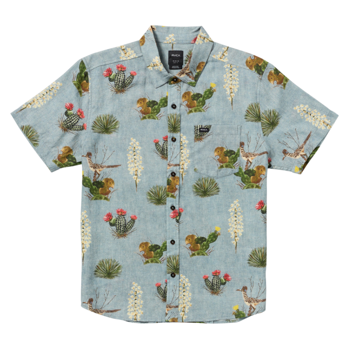 RVCA - Artifacts SS - Denim - Kurzarmhemd
