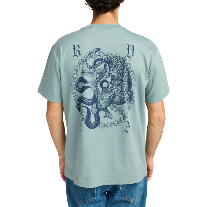 RVCA - Benj Battle SS Tee - Lead - T-Shirt