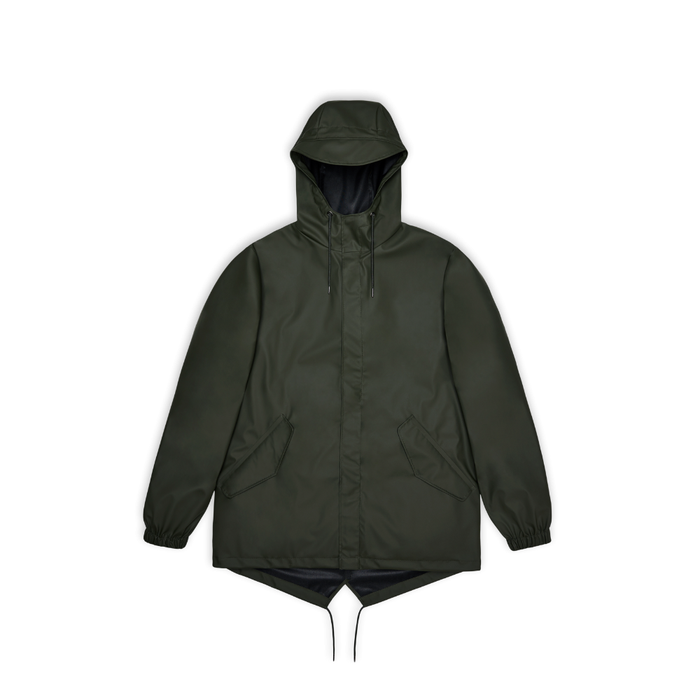 Rains - Fishtail Jacket W3 - Green - Regenjacke