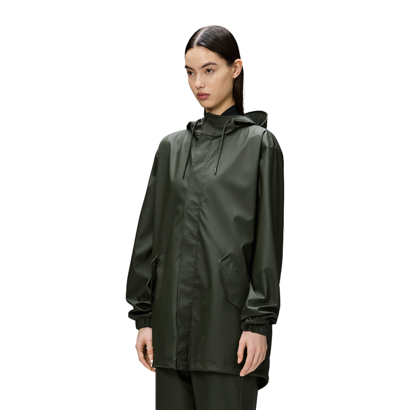 Rains - Fishtail Jacket W3 - Green - Regenjacke