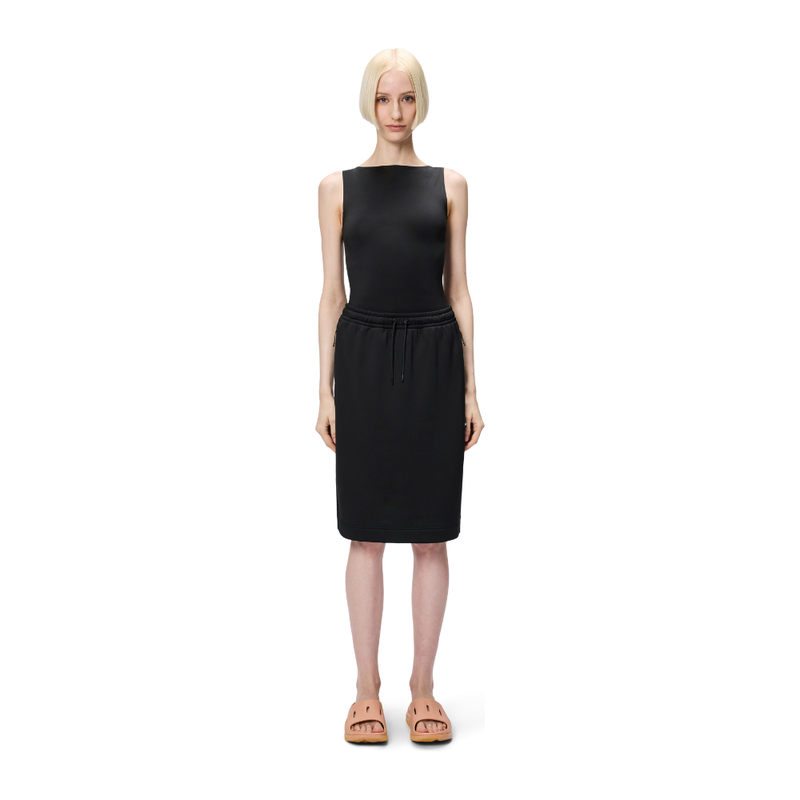 Rains - Sintra Fleece W Pencil Skirt - Black - Rock Kurz