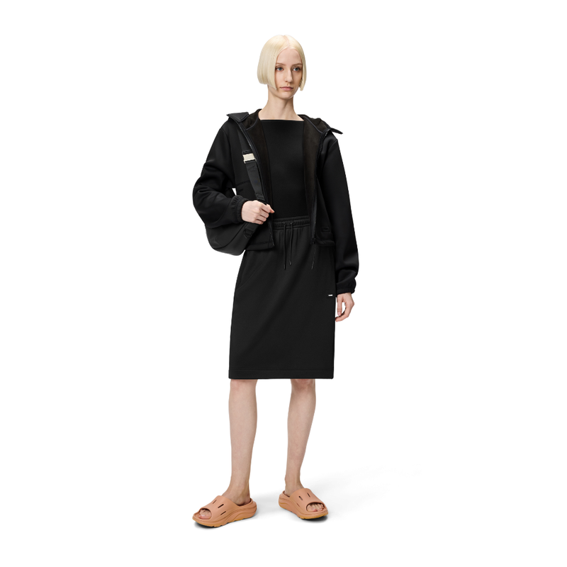 Rains - Sintra Fleece W Pencil Skirt - Black - Rock Kurz