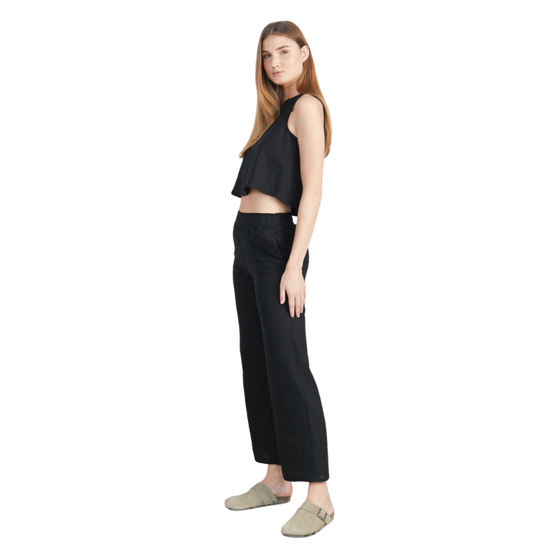 24Colours - Top - Black - Crop Top