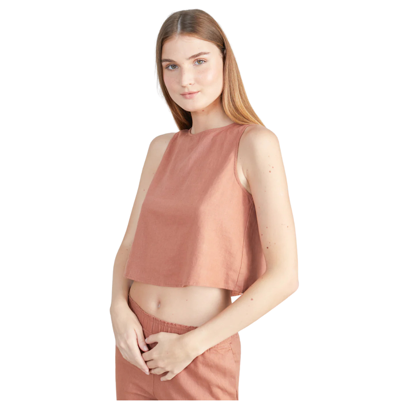 24Colours - Top - Rust - Crop Top