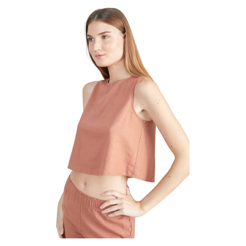 24Colours - Top - Rust - Crop Top