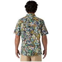Patagonia - Ms Tidal Threads Camp Shirt - Undersea: Ink Black - Kurzarmhemd