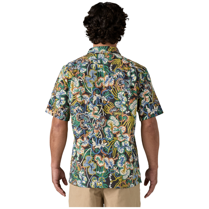 Patagonia - Ms Tidal Threads Camp Shirt - Undersea: Ink Black - Kurzarmhemd