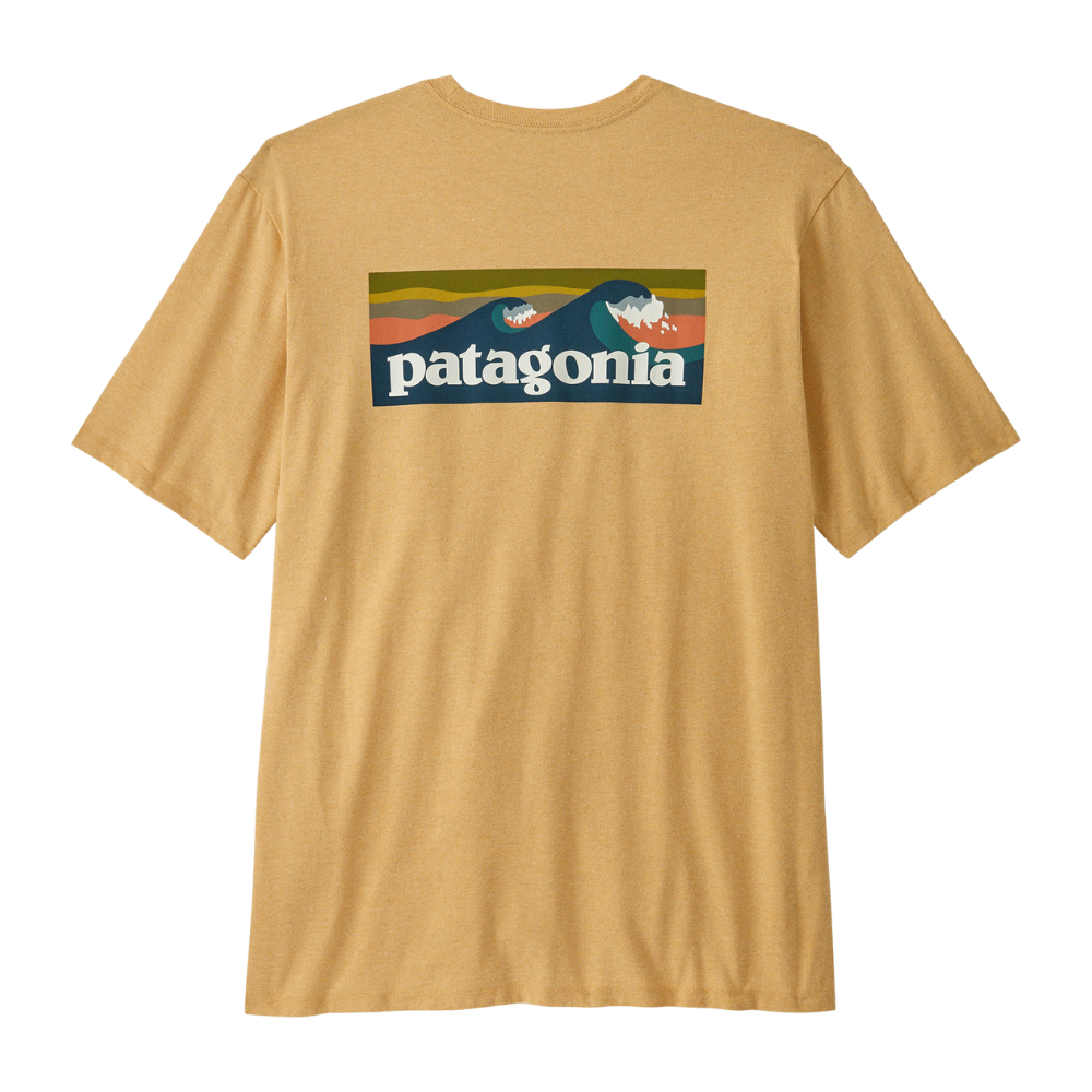 Patagonia - Ms Boardshort Logo Pocket Responsibili-Tee - Beeswax Tan - T-Shirt