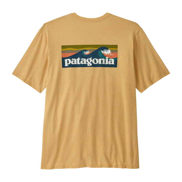 Patagonia - Ms Boardshort Logo Pocket Responsibili-Tee - Beeswax Tan - T-Shirt