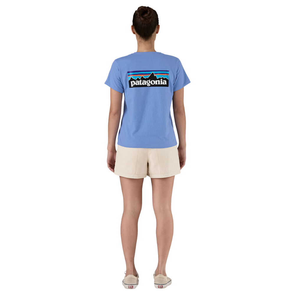 Patagonia - Ws P-6 Logo Responsibili-Tee - Abundant Blue - T-Shirt