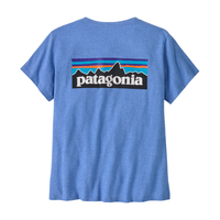 Patagonia - Ws P-6 Logo Responsibili-Tee - Abundant Blue - T-Shirt