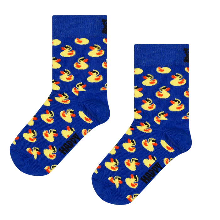 Happy Socks  - Kids Rubber Duck Sock - Navy - Socken