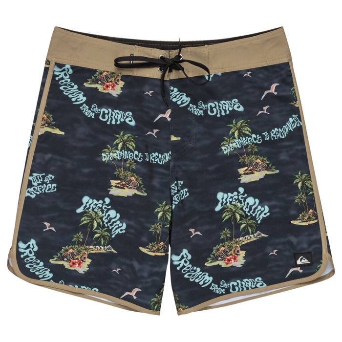 Quiksilver - Surfsilk Scallop 18 - Black Naturama - Boardshort