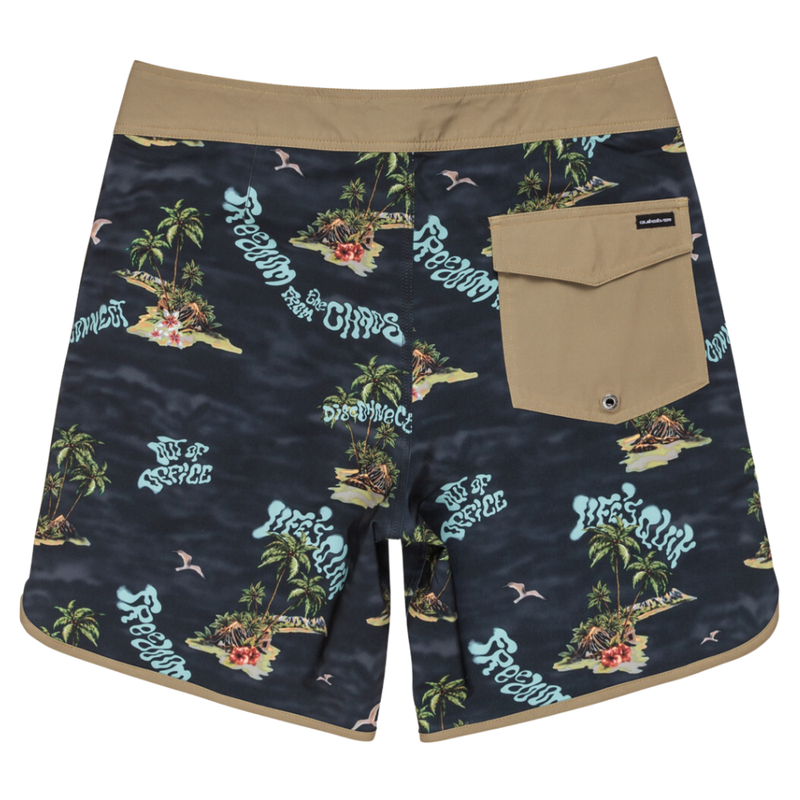 Quiksilver - Surfsilk Scallop 18 - Black Naturama - Boardshort