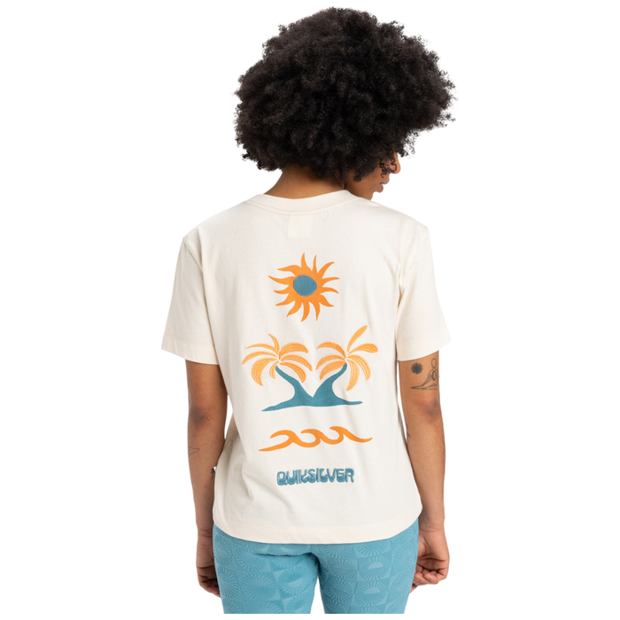 Quiksilver - Standard SS Tee - Birch - T-Shirt