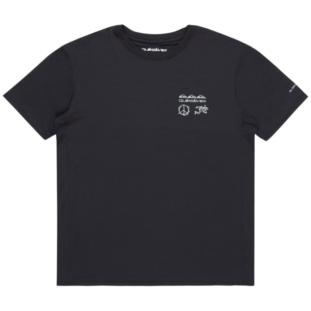 Quiksilver - Lap Time SS Tee - Black - Outdoor-Shirt  Kurzarm