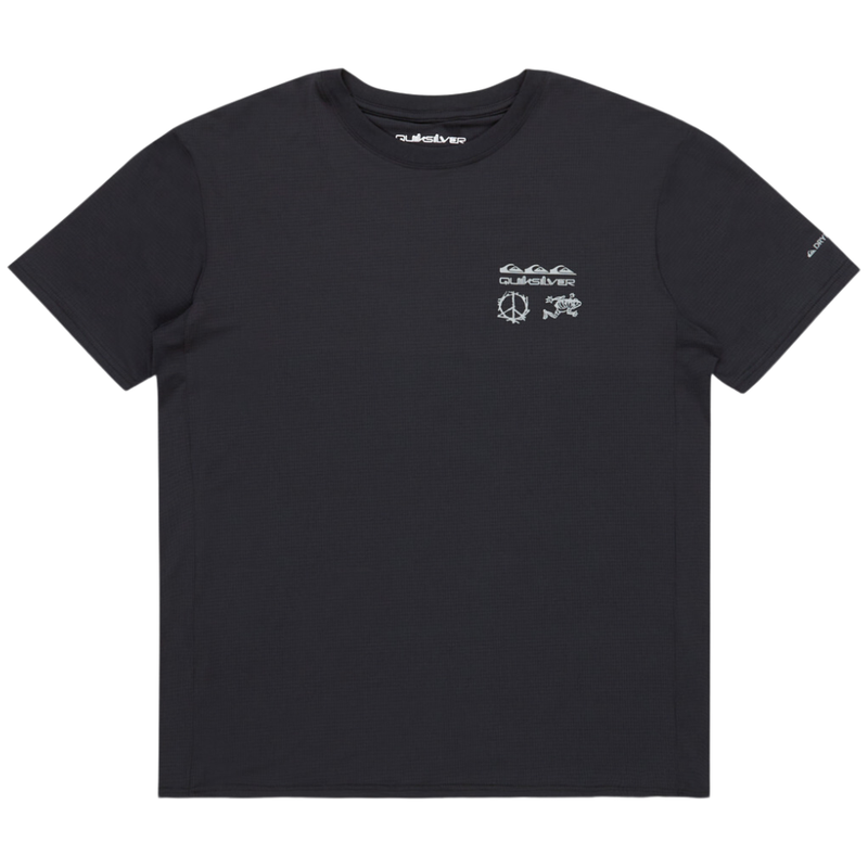 Quiksilver - Lap Time SS Tee - Black - Outdoor-Shirt  Kurzarm