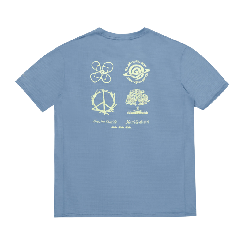 Quiksilver - Lap Time SS Tee - Coronet Blue - Outdoor-Shirt  Kurzarm