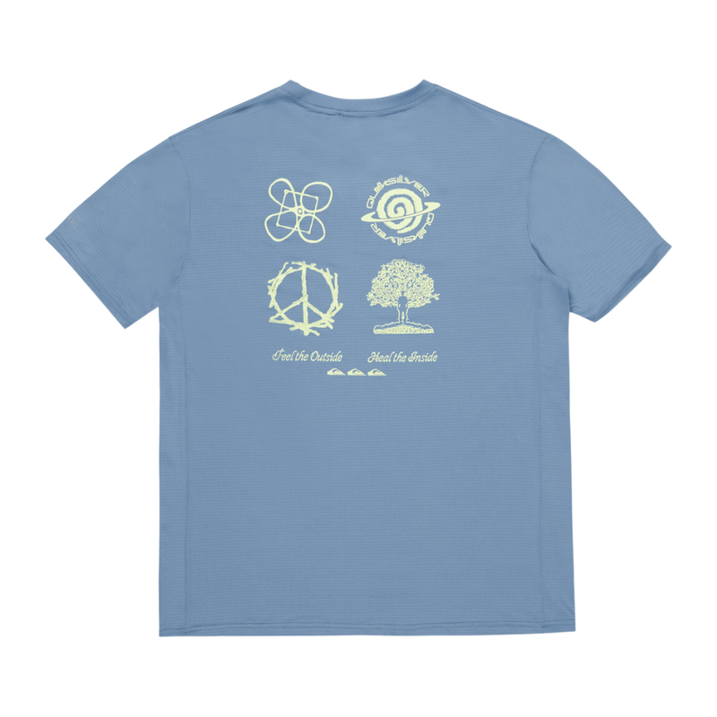 Quiksilver - Lap Time SS Tee - Coronet Blue - Outdoor-Shirt  Kurzarm