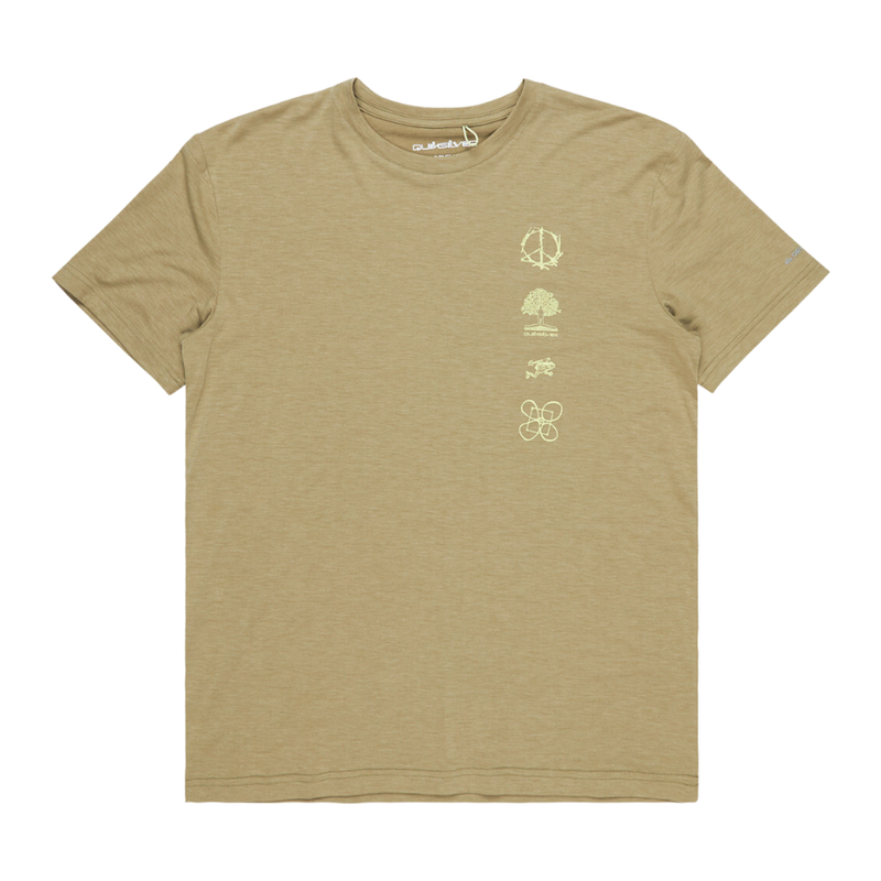 Quiksilver - Coastal Run SS - Aloe Heather - Outdoor-Shirt  Kurzarm