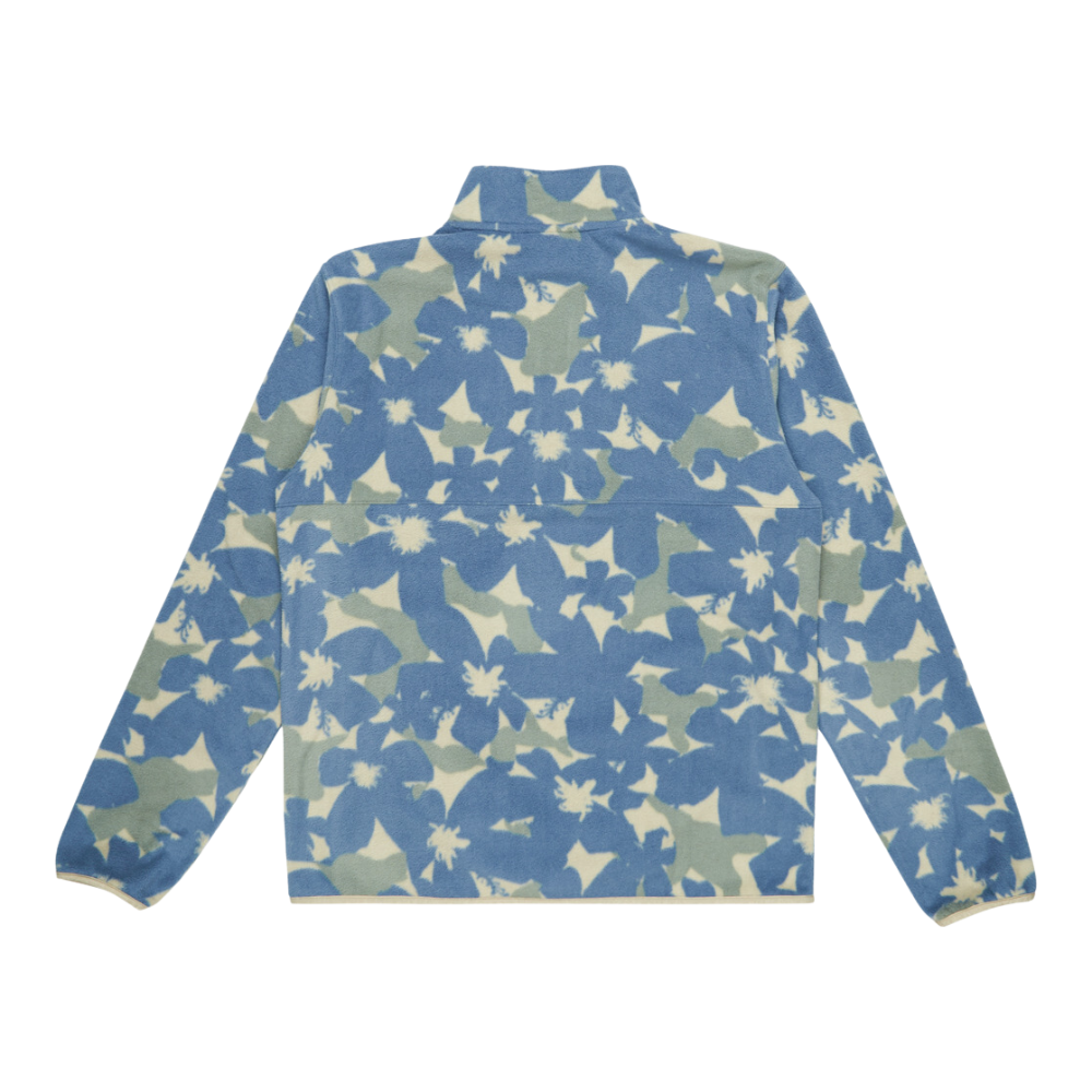 Quiksilver - No Destination 2 Half Snap - Coronet Blue Handtman - Fleece Sweater