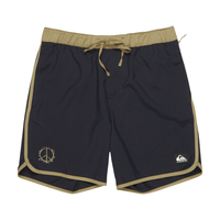 Quiksilver - Omni Scallop Short 17NB - Black Black - Outdoor-Hose Kurz