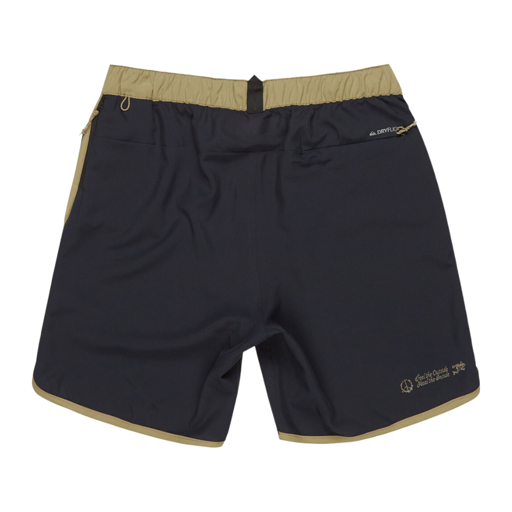 Quiksilver - Omni Scallop Short 17NB - Black Black - Outdoor-Hose Kurz