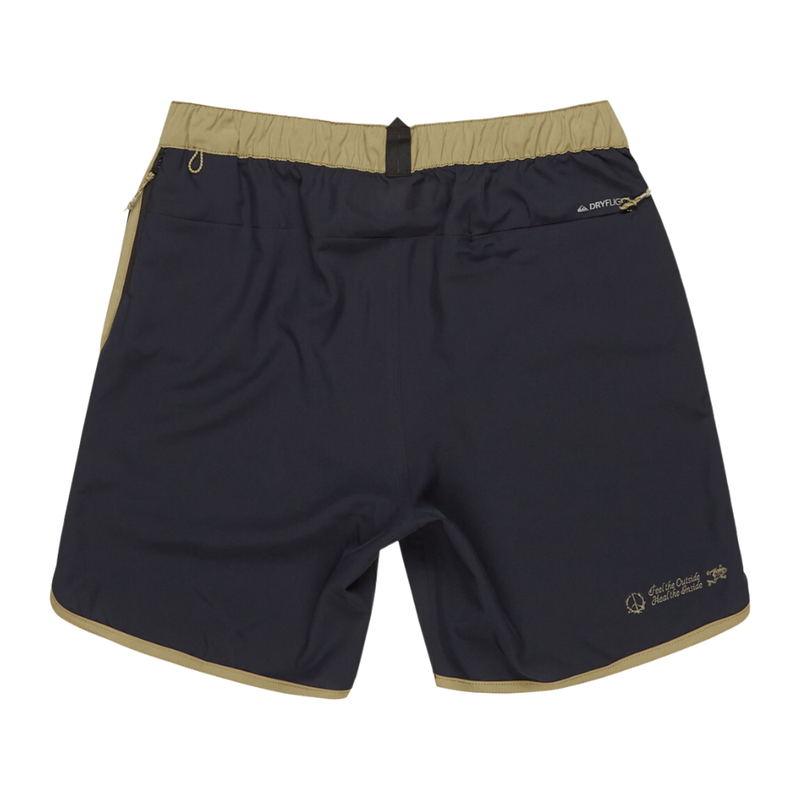Quiksilver - Omni Scallop Short 17NB - Black Black - Outdoor-Hose Kurz