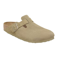 Birkenstock - Boston Suede Leather - Faded Khaki - Sandale