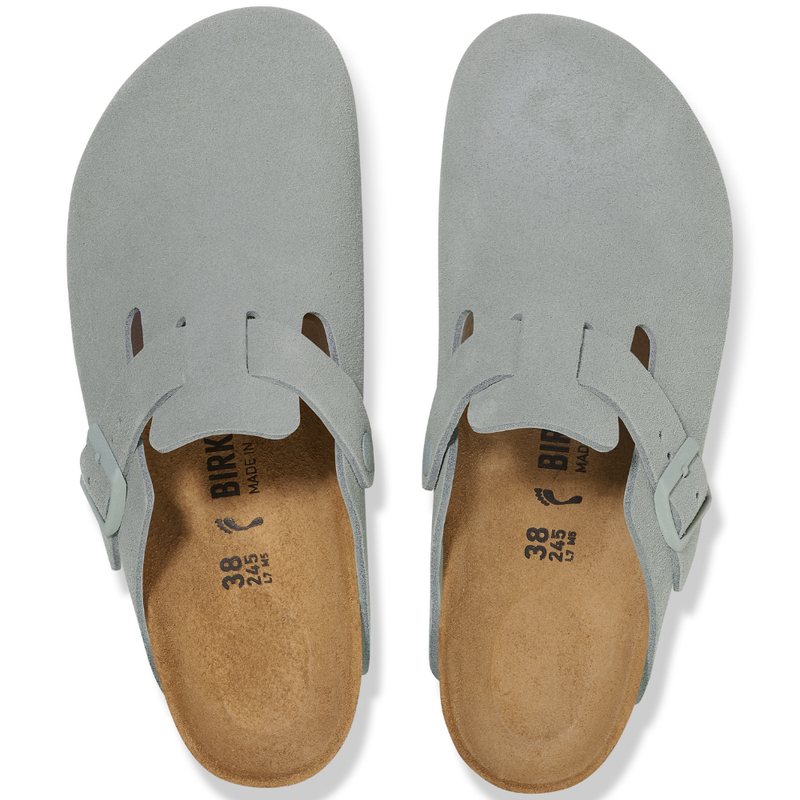 Birkenstock - Boston Suede Leather - Pure Sage - Sandale
