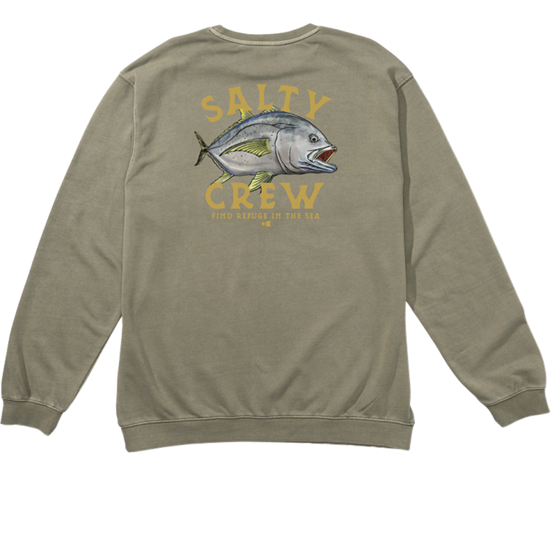 Salty Crew - Ulua Crew Fleece - Dusty Olive - Crew Sweater