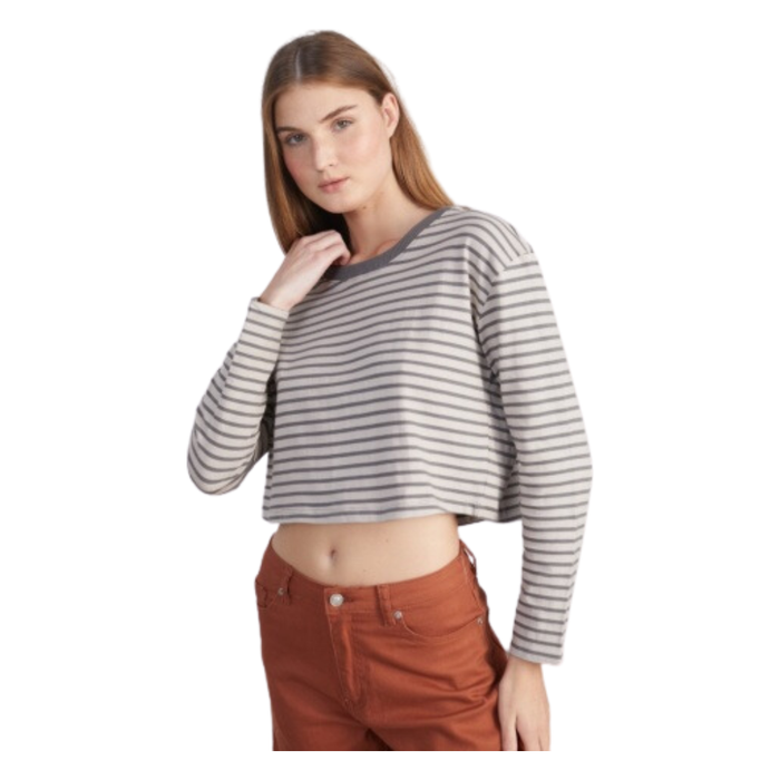 24Colours - Shirt - Grey - T-Shirt Langarm