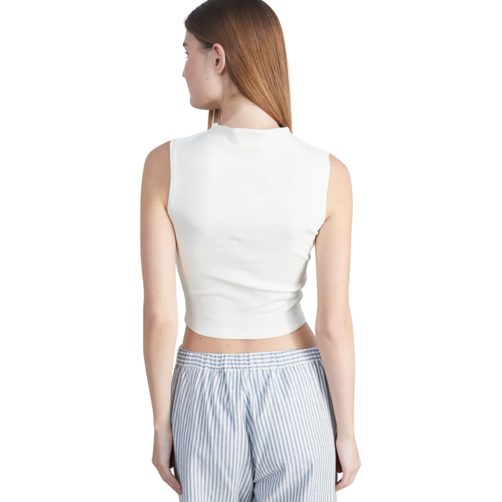 24Colours - Top - Offwhite - Crop Top
