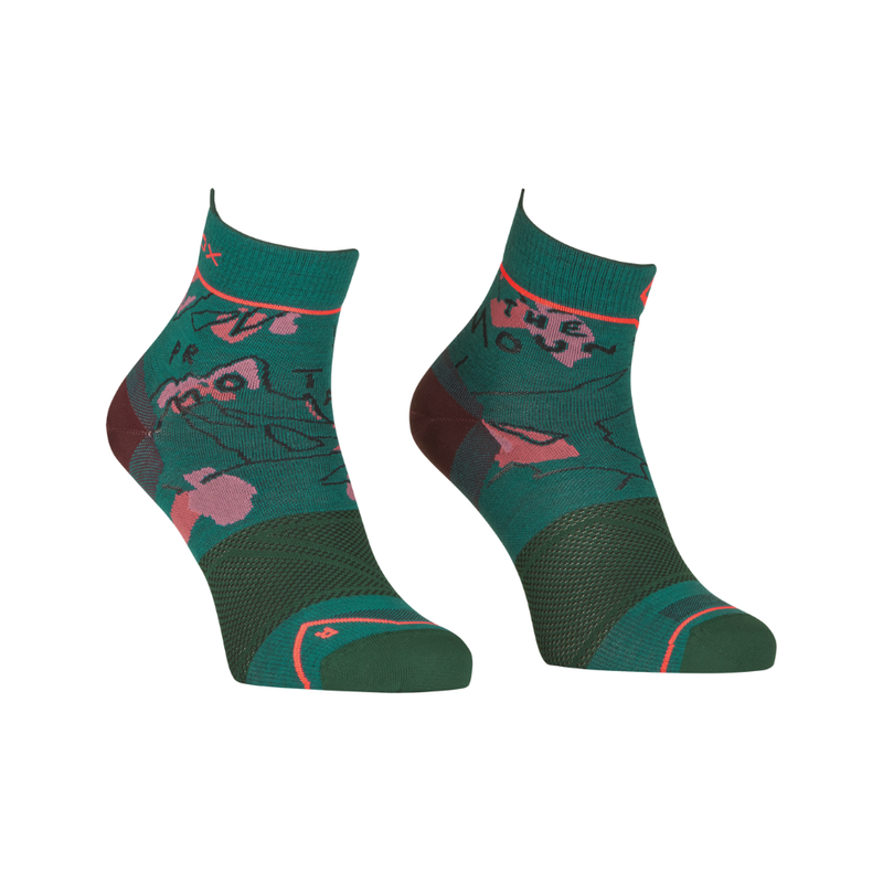 Ortovox - Alpine Light Comp Quarter Socks W - Pacific Green - Socken
