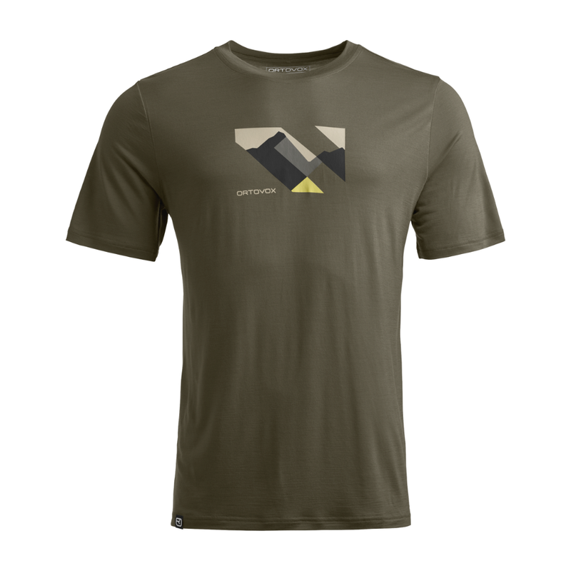 Ortovox - 140 Cool Landscape Ts M - Dark Wild Herbs - Outdoor-Shirt  Kurzarm