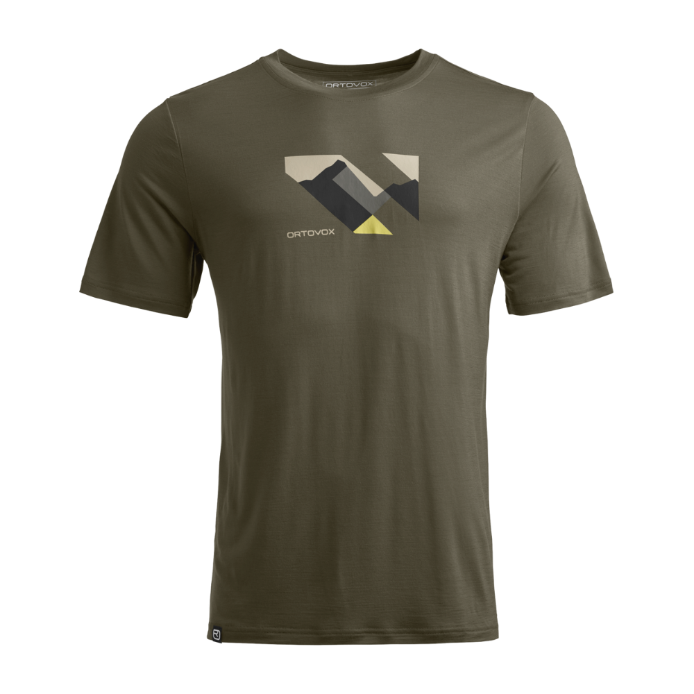 Ortovox - 140 Cool Landscape Ts M - Dark Wild Herbs - Outdoor-Shirt  Kurzarm