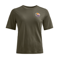 Ortovox - 140 Cool Round Landscape Ts W - Dark Wild Herbs - Outdoor-Shirt  Kurzarm