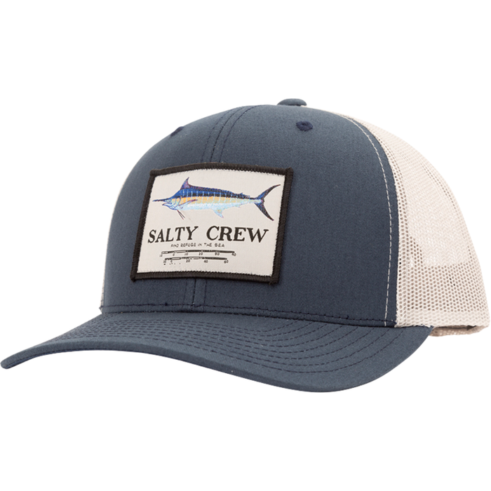 Salty Crew - Marlin Mount Retro Trucker - Navy/Silver - Trucker Cap