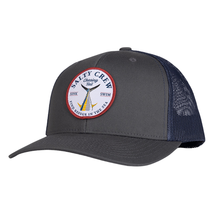 Salty Crew - Bottom Dweller Retro Trucker - Charcoal/Navy - Trucker Cap